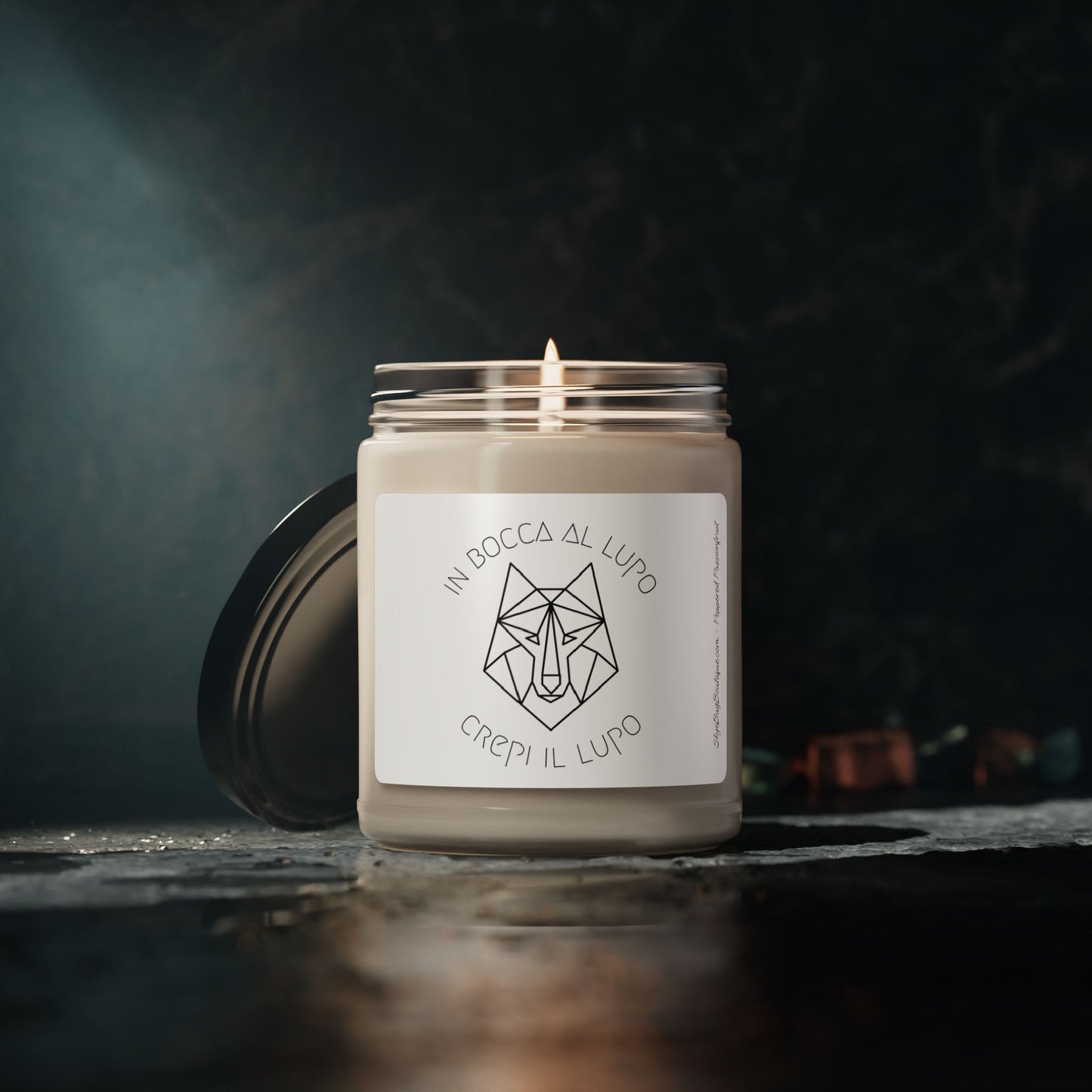 In bocca al lupo "Good Luck" Candle