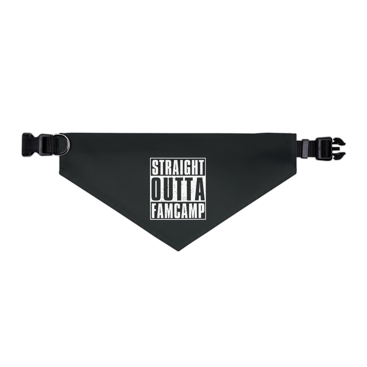 Straight Outta Famcamp Pet Bandana Collar