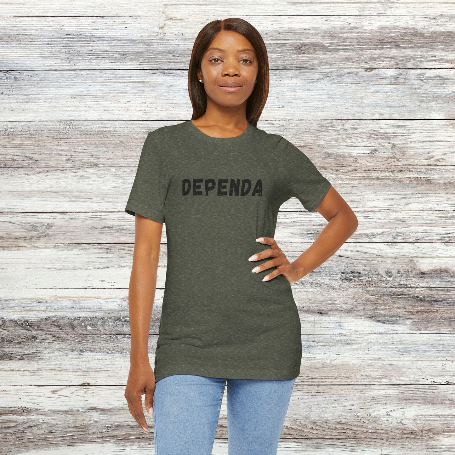 "Dependa Salute My HUSBAND'S Rank" UNISEX Tee