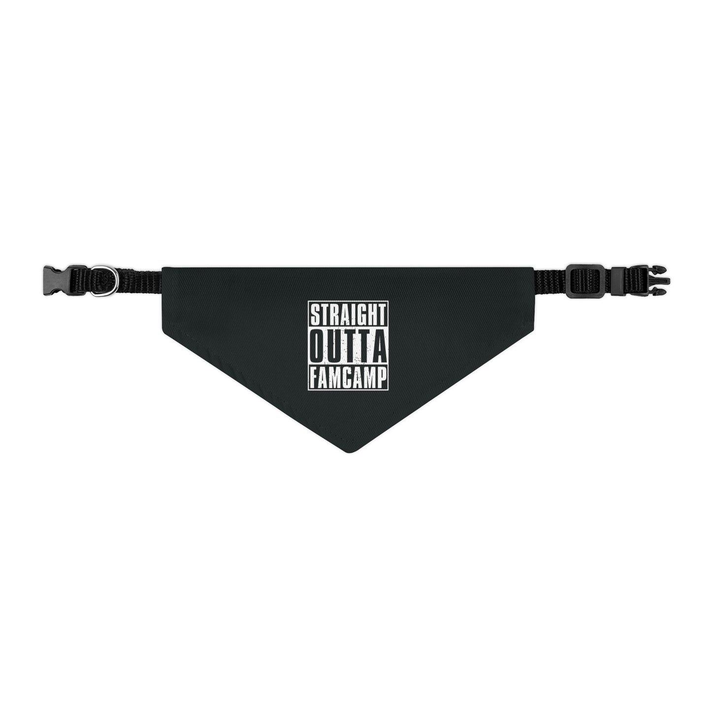 Straight Outta Famcamp Pet Bandana Collar