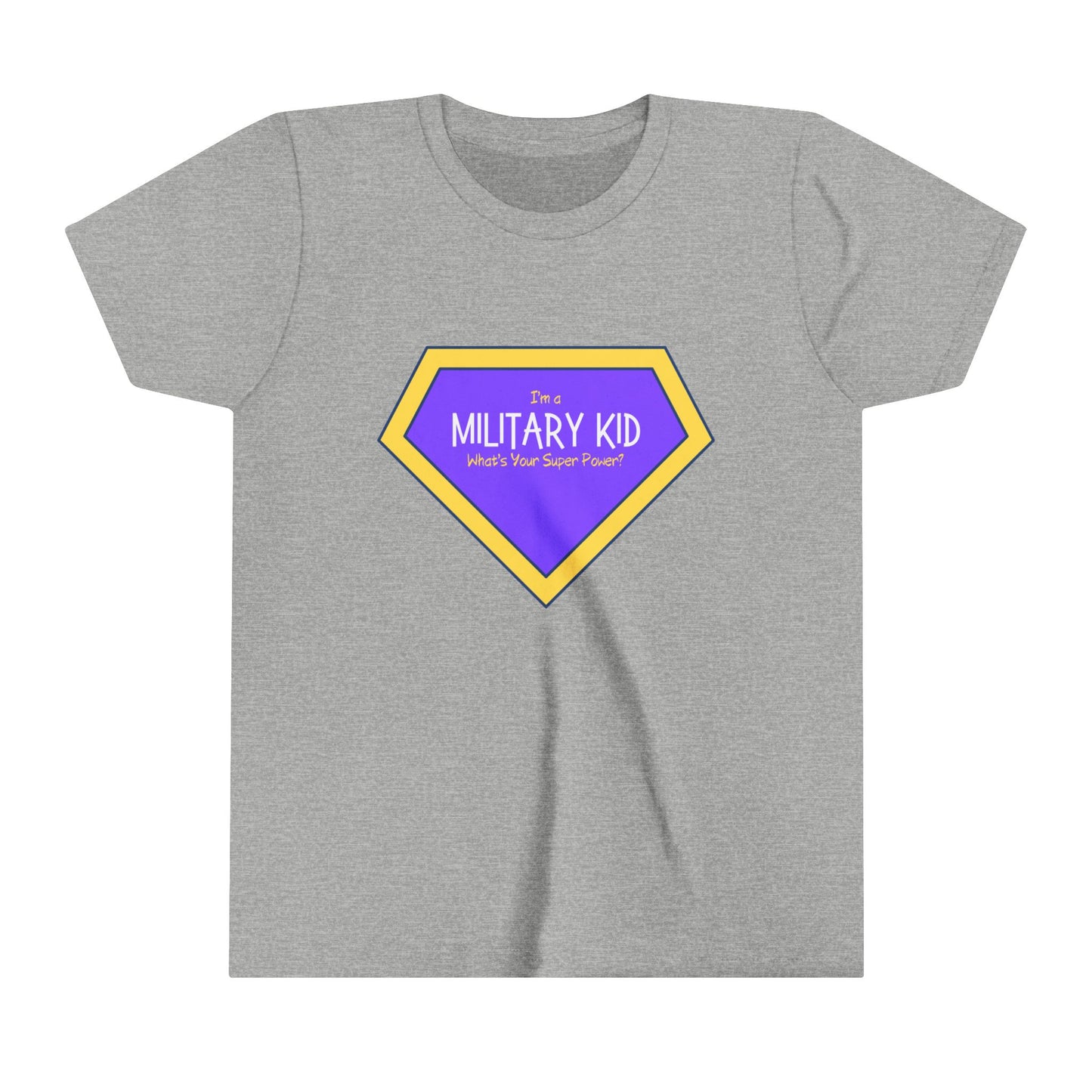 "I'm a Military Kid-What's Your Super Power?" Youth Tee