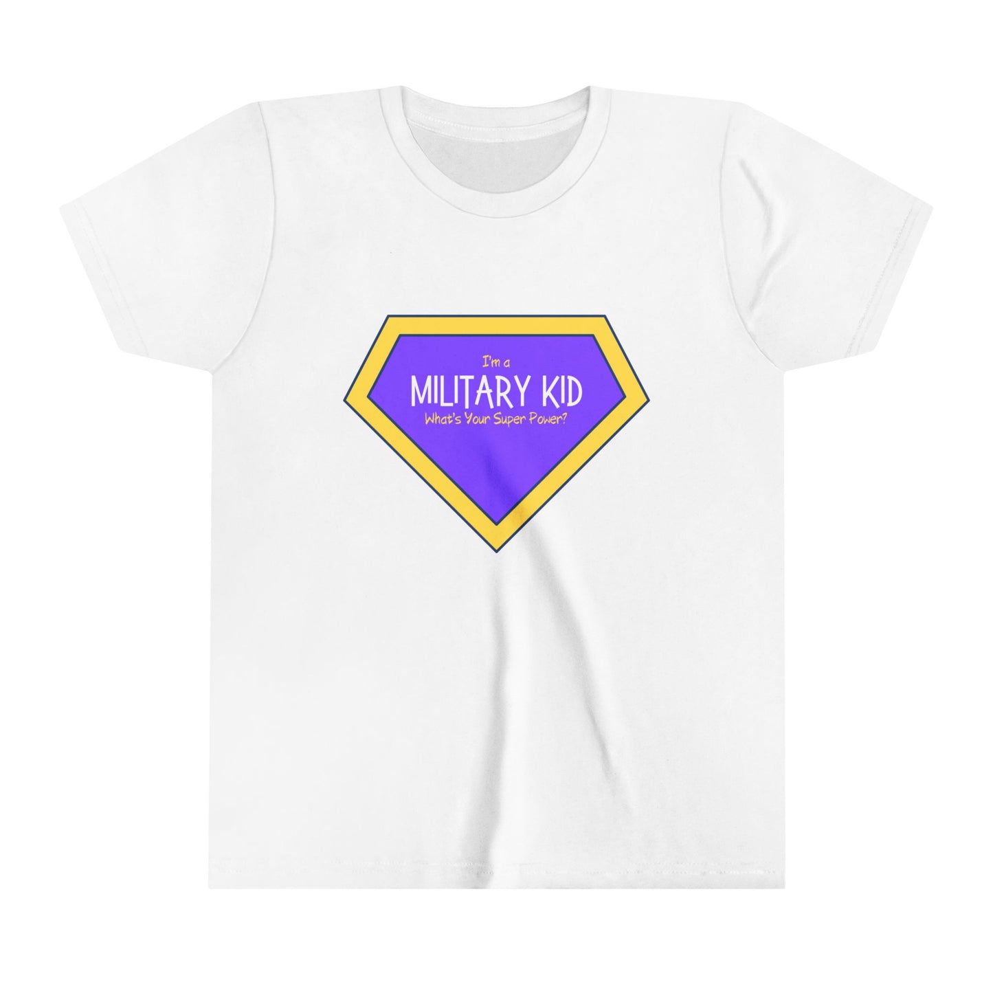 "I'm a Military Kid-What's Your Super Power?" Youth Tee