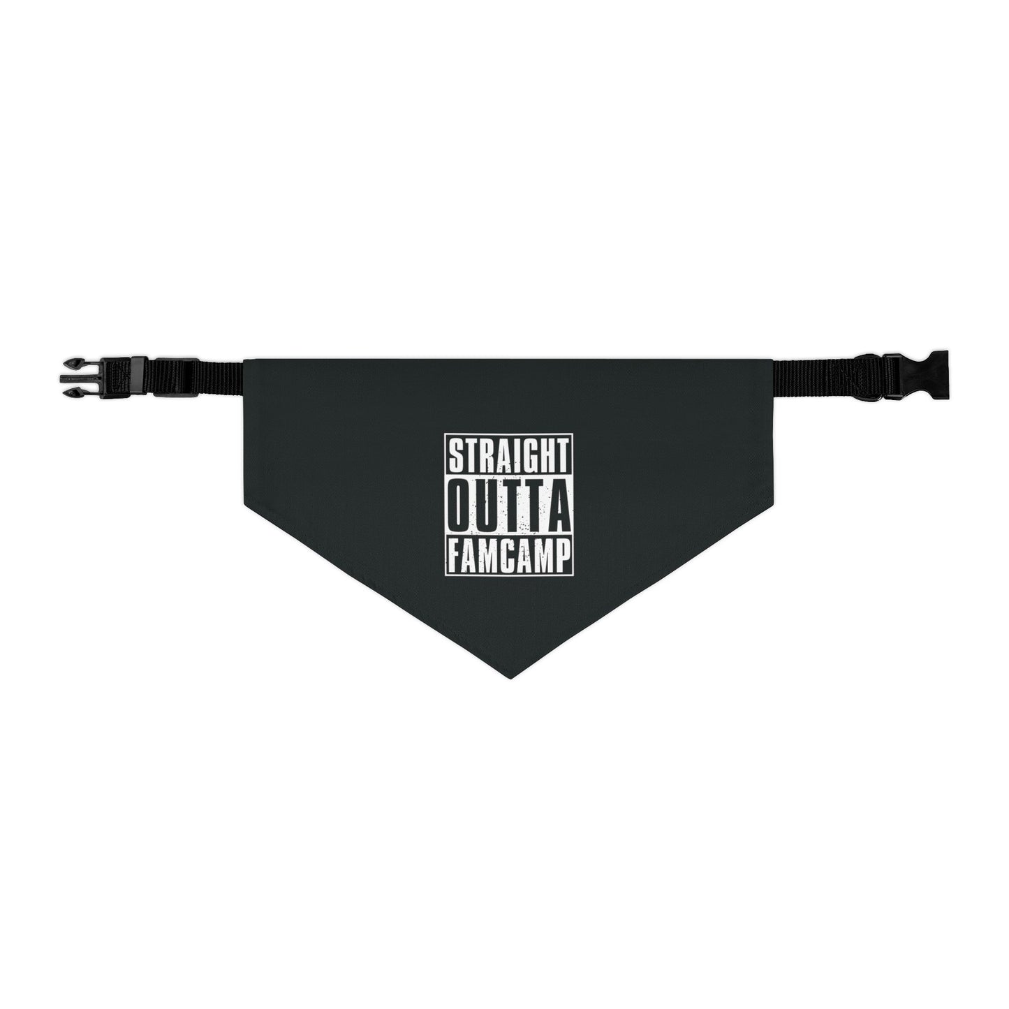 Straight Outta Famcamp Pet Bandana Collar