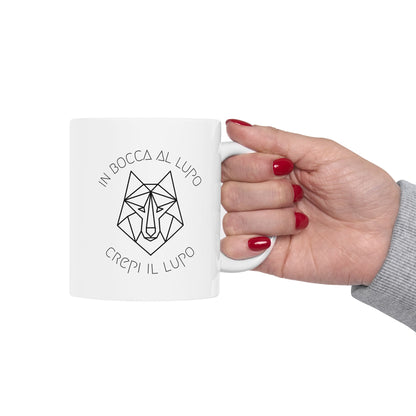 In bocca al lupo - "Good Luck" Ceramic Mug 11oz