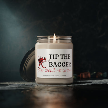 "Tip the Bagger" Candle