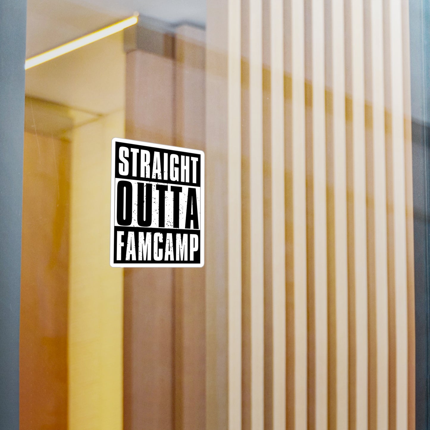 "Straight Outta Famcamp" Vinyl Decal