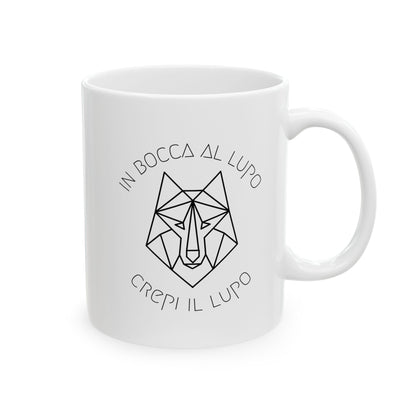 In bocca al lupo - "Good Luck" Ceramic Mug 11oz