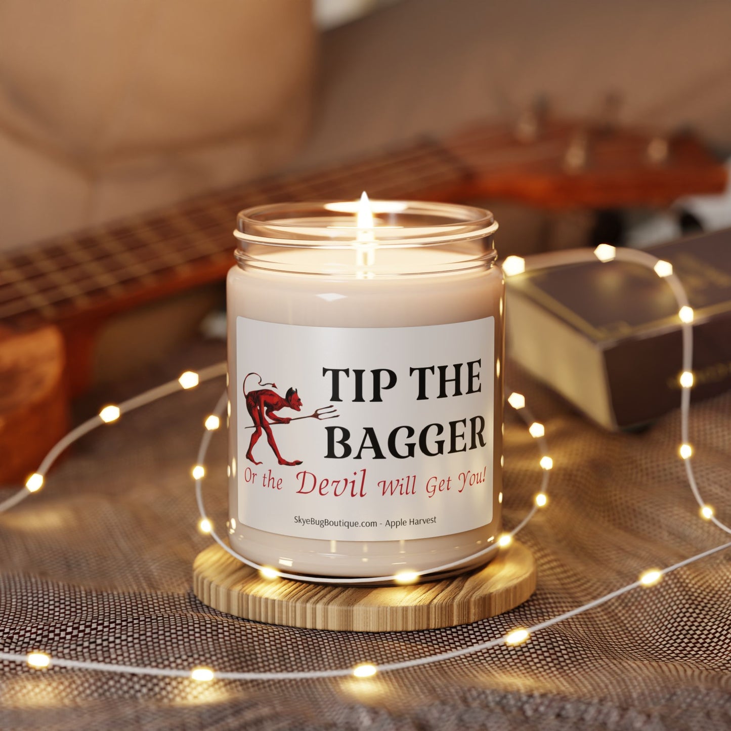 "Tip the Bagger" Candle