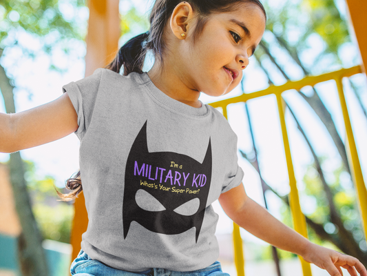 "I'm a Military Kid, What's Your Super Power?" Youth Tee