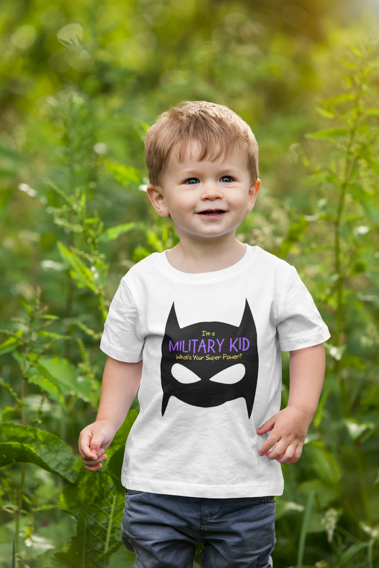 "I'm a Military Kid, What's Your Superpower?" Toddler Tee